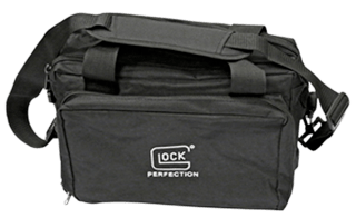 The Glock 4-Pistol range bag promotes dependable protection and easy access to four pistols, all the necessary ammunition magazines.